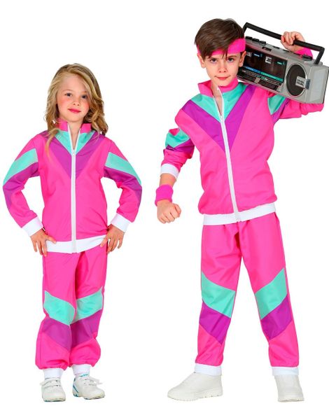 Rosa 80-talls Grilldress til Barn