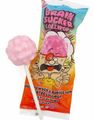 DATOVARE - Zed Brain Sucker Stor Lollipop med Surt Pulver og Tyggegummi - 64 gram