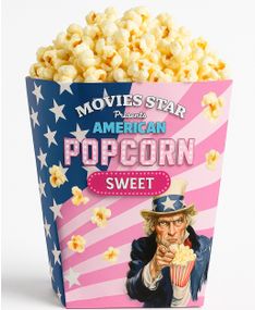 1772236800_1Movies Star American Pop'Box Sweet - Micro-Popcorn med Søt Smak i Utbrettbar Boks 90 gram
