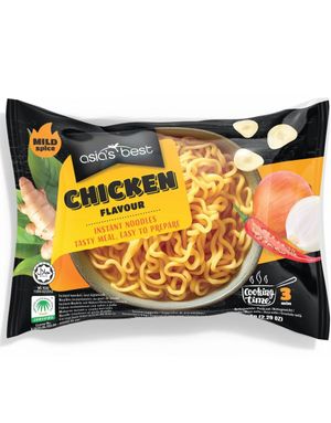 Asia's Best Instant Noodle Chicken 65g - Kylling Nudler