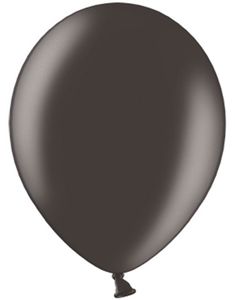 50 stk 30 cm - Metallisk Svart Ballonger