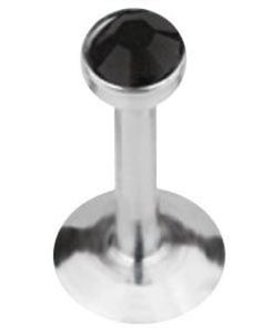 Perfect Diamond - Labret med Svart Sten