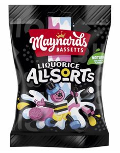 110 gram Maynards Bassetts Liquorice Allsorts / Engelsk Lakris Konfekt