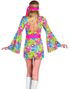 Flower Power Lady - Hippiekostyme Til Dame