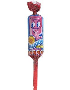 Chupa Chups Melody Pops Fløyte med Jordbærsmak 15 gram