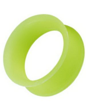 Excentrisk Yellow - Gul Piercing Tunnel som LYSER I MØRKET