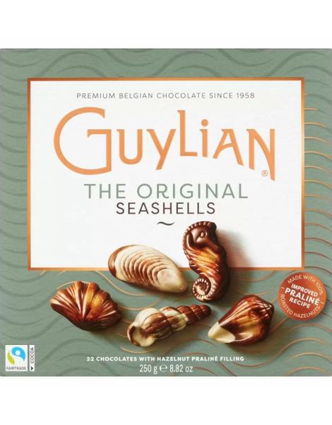 Guylian The Original - Belgisk Luksus Sjokoladekonfekt med Hasselnøttfyll 250 gram