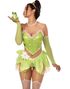 Bayou Babe - Tiana Inspirert Kostyme til Dame - XS