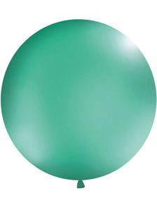 MOSEGRØNN Pastellfarget Rund JUMBO Ballong 1 meter