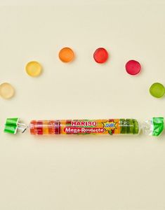 Haribo Mega Roulette Sour - Vingummi med Sur Fruktsmak 45 gram