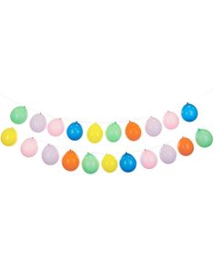 Multibruk Ballonggirlander med 20 Fargerike Ballonger
