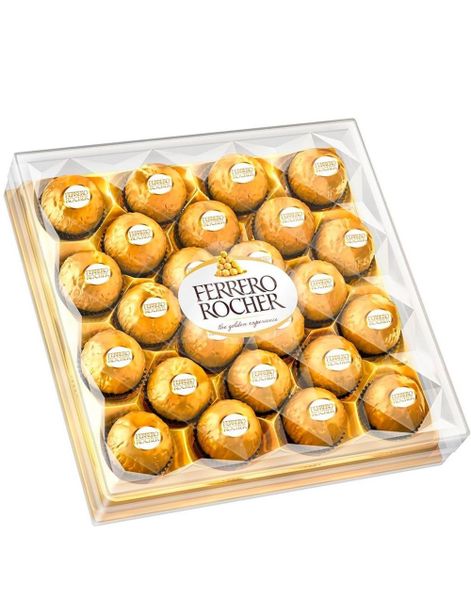 24 stk Ferrero Rocher Sjokoladekonfekt - Ekstra Stor Konfekt/Gaveeske 300 gram