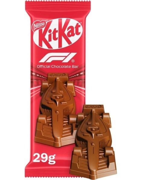 KitKat F1 Racing Cars - Formel 1 Sjokoladefigur - Limited Edition 29 gram
