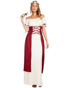 Medieval Brunhilda - Middelaldersk Kostyme til Dame