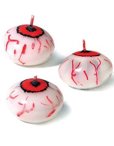 25 stk Flytende Stearinlys - Creepy Eyes