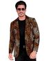 Leopardmønstret Blazer til Mann - XXL