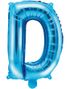 Blå Bokstavballonger A-Z - 35 cm﻿ 