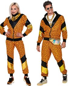 80-talls Grilldress med Leopardmønster til Voksen