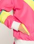 Neon Rosa 80-talls Grilldress med Lommer til Dame
