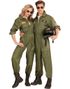 Top Gun Inspirert Jumpsuit Damekostyme