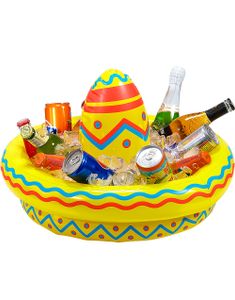Oppblåsbar Sombrero kjølebasseng - 50 cm