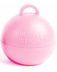 Bubble Weight - Lys Rosa Ballongvekt med Festering