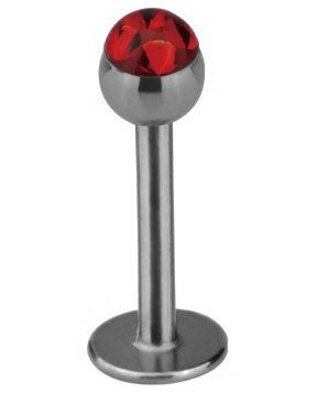 Labret med Glitrende Røde Stener