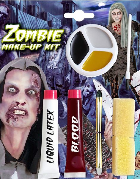 Zombie Sminkesett 6 Deler