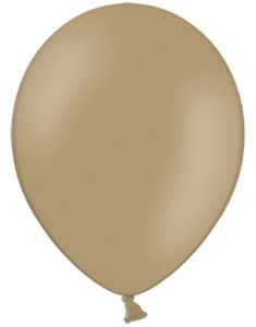10 stk 27 cm - Cappuccino Farget Ballonger