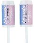 2 stk Gender Reveal Push Pop Konfettikanon 14 cm