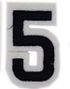 Tallet 5 - 5 cm Strykemerke