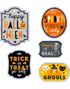 5 stk Halloween Flaskeetiketter 