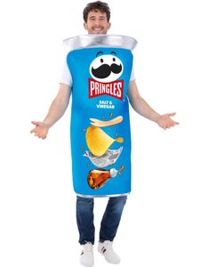 Pringles Salt & Vinegar Boks Unisex Kostyme - Onesize