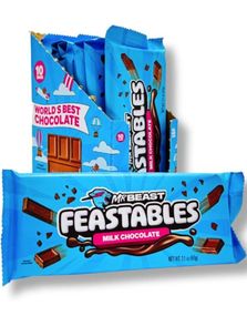 10 st Mr. Beast Bar Milk Chocolate 60 g (USA Import) - Hel Eske