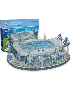 Manchester City Stadium - 3D Byggesett med 132 Deler