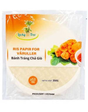 Lucky Tree Runde Rispapir til Vårruller 18 cm 350 gram (Vietnam)