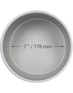 PME Rund Kakeform i Aluminium Ø17 x 7,5 cm