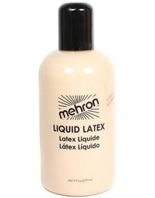 LIGHT Flesh Liquid Latex 270 ml Mehron Flytende Latex