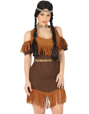 Indianer Kostyme til Dame