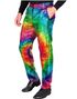 Regnbuefarget Paljett Kostymebukser - X-Large