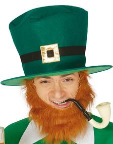 St. Patricks Day Flosshatt med Bånd