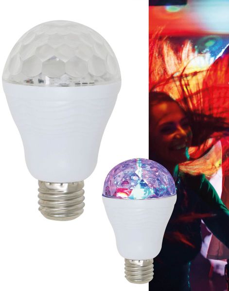 Multifarget LED RGB Disco-Lyspære
