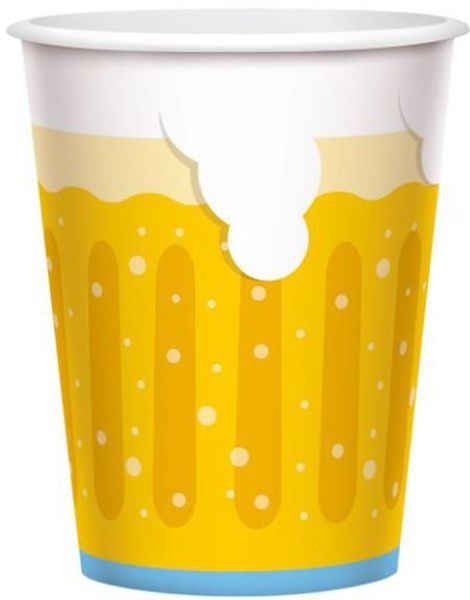 6 stk Oktoberfest Store Pappkrus 450 ml - Bierfest