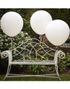 KREM Pastellfarget Rund JUMBO Ballong 1 meter