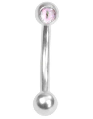 The Eye Pink - 1.2 x 8 mm Øyenbrynspiercing