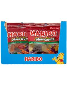 12 stk Haribo Wine Gums - Hel Eske