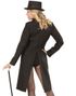Svart Tailcoat Kostymejakke til Dame