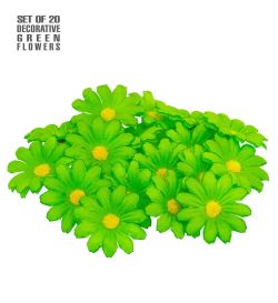 20 stk Grønn Dekorasjonsblomster