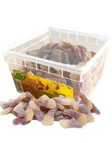 1,8 kg Lutti Sure Føtter - Boks med Fizzy Vingummiføtter med Colasmak - Hel Eske