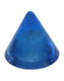 Blue Spike 3 mm Akrylkule til 1,2 mm stang